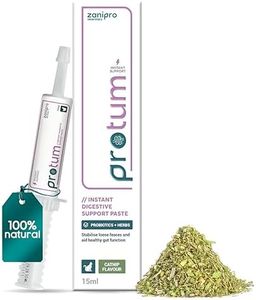 Zanipro Protum Probiotic Paste for Cats - 15ml Prebiotic Formula for Digestive Health - Natural Support for Cat Diarrhea, Constipation, & Gut Balance - Advanced Support for Feline Digestion - Catnip
