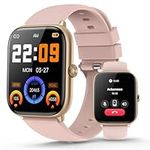 Smart Watch for Women with Bluetooth Call, 2.06" AMOLED Touchscreen, 118 Sports Modes, Fitness Tracker with Heart Rate Sleep Blood Oxygen Monitor, IP68 Waterproof, Compatible with iPhone and Android