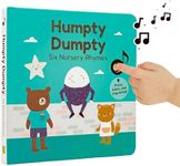 Cali's Books Humpty Dumpty Book for Children with 6 Favorite Nursery Rhymes: Finger Family, Row Row Row Your Boat, and More! Musical Book for Toddlers 1-3