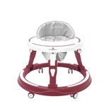 StarAndDaisy 360° Baby Walker Adjustable Height, Multi-Function Anti-Rollover Folding Walker with Height Adjustable 6-24 Months Baby Boy & Girl Walker (Red)