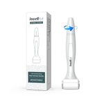 Derma Stamp Hair, INCELLICE Dermastamp Adjustable 0-3.0mm 140 Titanium Needles Professional Microneedling Stamp Pen for Face, Beard Derma Stamp for Women and Men, Derma Stamper for Home Use