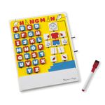 Melissa & Doug Flip-to-Win Hangman Travel Game (Wooden Word Game)