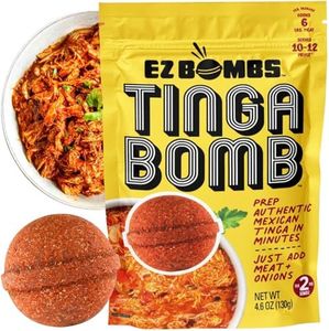 EZ Bombs Tinga Bomb Seasoning, Pack of 2 - Authentic Mexican Seasoning for Smoky Chipotle Tinga Sauce, Tacos, Tostadas, Tortas and More - Bold, Spicy & Tangy Flavor Quick and Flavorful Meals