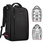 K&F Concept Camera Backpack for Photographers Large Waterproof Photography Camera Bag with Laptop/Tripod Compartment for Men Women