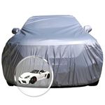 NEODRIFT 'CrystalTech' Car Cover for Porsche Boxster (100% Water-Resistant, All Weather Protection, Tailored Fit, Multi-Layered & Breathable Fabric) (Colour: Crystal Silver)