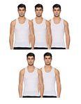 Rupa Frontline Men's Western Regular Fit Solid Vest White_85 CM