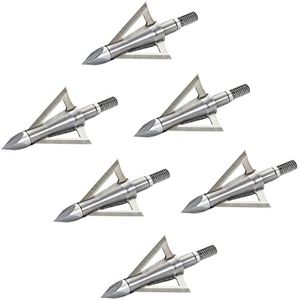 Excalibur Archery Boltcutter B.A.T. 150 Grain Stainless Steel 1 1/16" Cutting Diameter Hunting Crossbow Broadheads - 2 Pack