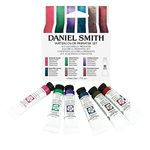 DANIEL SMITH Watercolor Set 5ml Tubes - Primatek Introductory Watercolor Set - 6 Tubes, 285610006, Blue, 0.17 Fl Oz (Pack of 6)