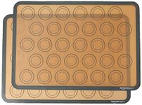 Amazon Basics Silicone Macaron Baking Mat Sheet, Set of 2