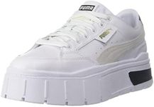 Puma 384363 Women's Mase Stack Sneakers, 24 Spring Summer Colors Puma White/Vapalus Gray (01), 22.5 cm