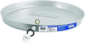 Eastman 60080 Water Heater Pan, 20" ID x 22" OD, Aluminum, Silver