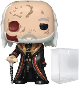 POP TV: House of The Dragon - Viserys Targaryen Limited Edition Chase Funko Vinyl Figure (Bundled with Compatible Box Protector Case), Multicolor, 3.75