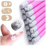 15pcs Nail Art Stamp Pen Set for Wo