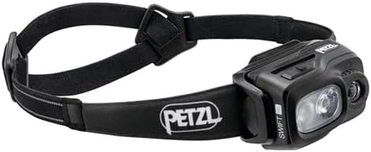 Petzl Swift RL - Head Flashlight, 1100 LUMENS, Recharge, Black