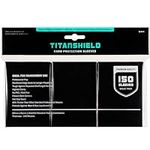 TitanShield (150 Sleeves) Black Sta