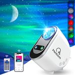 MERTTURM® Galaxy Aurora Projector, 3 in 1 LED Northern Lights Star Projector, 6 White Noise Starry Moon Light with Bluetooth Speaker for Adult Kids Gift, Bedroom, Room Decor