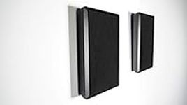 Pair Rockville RockSlim 70B Black 5.25" 70v Commercial Restaurant Wall Speakers