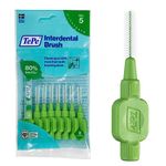 TePe Interdental Brush, Original, Green, 0.8mm/ISO 5, 8pcs, Plaque Removal, efficient Clean Between The Teeth, Tooth Floss, for Small Gaps