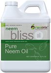 Neem Bliss (32 Fl Oz) - Pure Neem Oil Concentrate - 100% Cold Pressed Neem Oil - All-Natural Neem Oil Concentrate - Pure Neem Oil Extract - Unrefined Neem Oil for Hair - Neem Seed Oil Concentrate