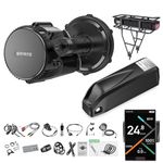 BAFANG 48V 750W Mid Drive Motor Kit BBS02B CAN Bus Electric Bike Conversion Kit Ebike Conversion Kit for 68-73/100MM Mountain Bike Road Bike with Display & Battery Optional