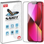 Sakit Tempered Glass Screen Protector Compatible For Iphone 13/13 Pro / 14 With Edge To Edge Coverage And Easy Installation Kit (6.1 Inches)