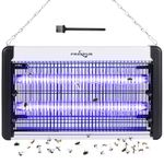 FRAXINUS Fly Zapper Electric, Fly Killer Indoor 20W, Insect and Bug Catcher Lamp, 4200V High Powered Killing Grids, UV Light Trap Flying Insects, Fruit Flies, Wasp for Commercial and Home use.