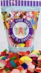 1kg RECYCLABLE Pouch of Vegan Jelly/Gummy Sweet Assortment Pick n Mix Sweets Gift Bag - Large Bag of Chewy, Gummy, Candy, Jelly Treats - Halal & Vegetarian friendly