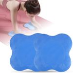 2 Pcs Yoga Knee Pads Yoga Knee Pad Cushion Anti Slip Yoga Kneeling Pad Yoga Mat Pilates Excercise Sports Balance Cushions for Protecting Knee Ankle Elbow Wrist Hand (Blue-square)