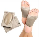 KANAKADHARA Foot Care Plantar Fasciitis Arch Support Sleeves for foot pain,muscle relaxation with soft Neoprene Cushion for Women & Men Feet Orthopedic Pad,Free Size-1 Pair