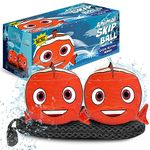 Skip Balls (2 Pack) Finding Nemo Toys Toddlers Pool Toys for Kids Ages 4-8 Stocking Stuffers for Kids 8-12 Ocean Finding Dory Toy Bath Beach Toys Swimming Pool Toy Water Toys Games Gifts Boys Girls