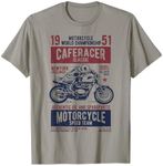 Cafe Racer Tshirt Retro Motorcycle Biker Gift T-Shirt