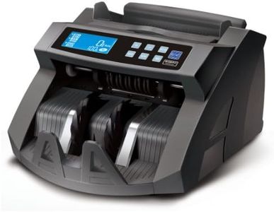 Geldzählmaschine BisBro Technology BB-2150C | Banknotenzähler | Erkennt Falschgeld sofort | Zählt sicher 1000 Geldscheine in der Minute | Euro | US-Dollar | Pfund