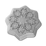 Nordic Ware Sweet Snowflakes Shortbread Pan, Silver