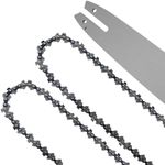 18 Inch Chainsaw Bar & Chain Combo Replacement For Stihl MS250, MS251-C/MS 251/MS 251 C-BE / MS230,MS 230C,MS241 C-M,MS250 C-BE,MS251,MS250,MS250C MS210, Replaces for Stihl 3005 008 7017 Chain