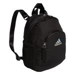 adidas Originals Unisex Linear Mini Backpack (Black, White, Gold, One Size)