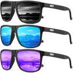 NSSIW Sunglasses-Men Polarized Mens-Sunglasses: Classic Sun Glasses with UV400 Protection for Driving Fishing Golf