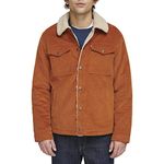 Levi's Men's Sherpa Lined Trucker Jacket (Regular & Big & Tall Sizes), Sun Wide Wale Corduroy, L