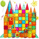 CuteTiger Mangetic Tiles, 64PCS Magnet Building Toys, Magnetic Building Set, Stacking Blocks, Perfect STEM Toys Gift for Kids Boys and Girls