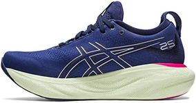 ASICS Women's GEL-NIMBUS 25 Running Shoes, 9H, INDIGO BLUE/PURE Silver