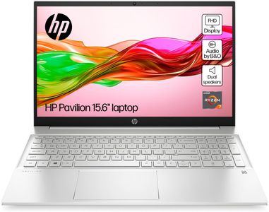 HP Pavilion 15.6" Laptop – Ryzen 7, 16GB RAM, 512GB SSD, FHD, Silver