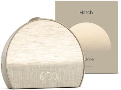 Hatch Restore 3 Sunrise Alarm Clock, Sound Machine, Smart Light (Greige) - White Noise, Screen-Free Sleep Routine