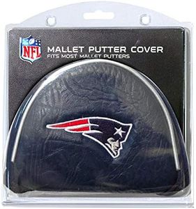 Team Golf NFL New England Patriots Golf Mallet Putter Cover Golf Club Mallet Putter Headcover, Fits Most Mallet Putters, Scotty Cameron, Daddy Long Legs, Taylormade, Odyssey, Titleist, Ping, Callaway