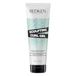 Redken Sculpting Curl Gel, Curl Defining Cream, Styling Gel for Curly Hair, 72Hr Definition Activator, With Jojoba Oil and Squalane, No Crunch Effect, Silicone-free, 250mL