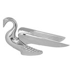 Grand General 48080 Chrome Swan Flat Wing Hood Ornament
