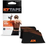 KT Tape, Pro Synthetic Kinesiology Athletic Tape, 10 Count, 10” Precut Wide Strips