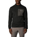 Columbia Men's Hike Half Zip, Black, M