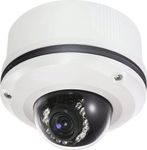 Toshiba 2 Mega Pixel IP/Network Dome Camera. Outdoor rated (IP66). Vandal Resistant. Built in IR LED's and Heater/Blower. PoE. 3-9mm Varifocal Lens.