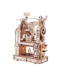 ROKR 3D Puzzle LK602 for Adults, Classic Printing Press Wooden Puzzles Model Building Kits, DIY Wood Crafts Cool Toys for Kids Birthday Gifts,Collage Aesthetic, Art Hobbies for Men Women