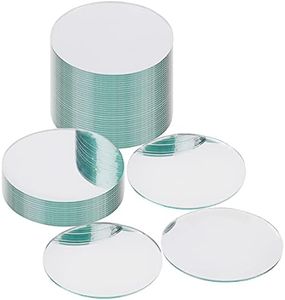 Belle Vous Specchi da Parete Moderni Rotondi (50pz) - 7,5 cm - Set Specchi Decorativi da Parete in Vetro per Fai da Te, Artigianato - Specchi Decorativi Rotondi per Mosaico, Soggiorno, Camera da Letto