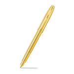 Sheaffer 100 9372 Glossy PVD Gold Fountain Pen With PVD Gold Trim - Medium